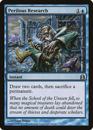 Perilous Research [Commander 2011] | Good Games North