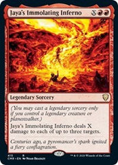 Jaya's Immolating Inferno [Commander Legends] | Good Games North