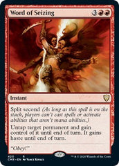 Word of Seizing [Commander Legends] | Good Games North