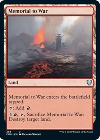 Memorial to War [Commander Legends] | Good Games North