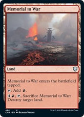 Memorial to War [Commander Legends] | Good Games North