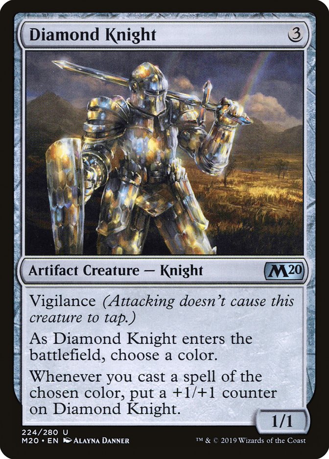 Diamond Knight [Core Set 2020] | Good Games North