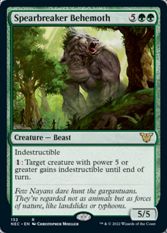 Spearbreaker Behemoth [Kamigawa: Neon Dynasty Commander] | Good Games North