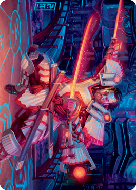 Isshin, Two Heavens as One 1 Art Card [Kamigawa: Neon Dynasty Art Series] | Good Games North