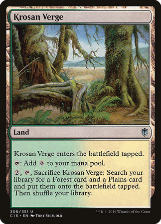 Krosan Verge [Commander 2016] | Good Games North