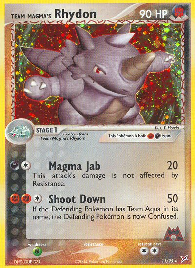 Team Magma's Rhydon (11/95) [EX: Team Magma vs Team Aqua] | Good Games North