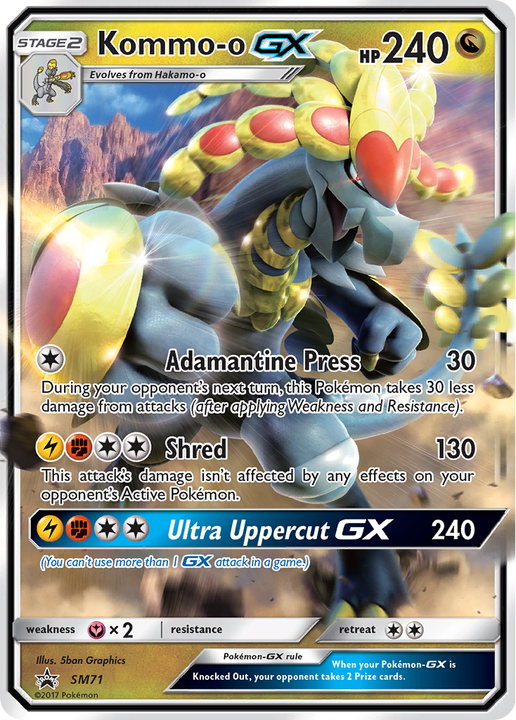 Kommo-o GX (SM71) [Sun & Moon: Black Star Promos] | Good Games North