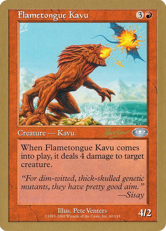 Flametongue Kavu (Sim Han How) [World Championship Decks 2002] | Good Games North