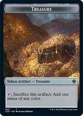 Treasure // Treasure Double-Sided Token [Starter Commander Decks] | Good Games North