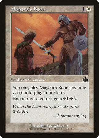 Mageta's Boon [Prophecy] | Good Games North