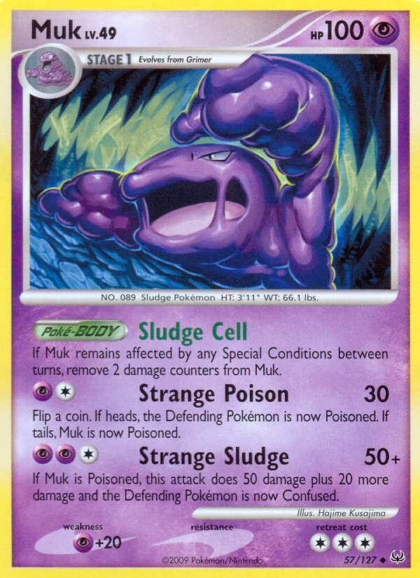 Muk (57/127) [Platinum: Base Set] | Good Games North