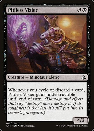 Pitiless Vizier [Amonkhet] | Good Games North
