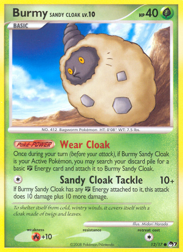 Burmy Sandy Cloak (12/17) [POP Series 7] | Good Games North