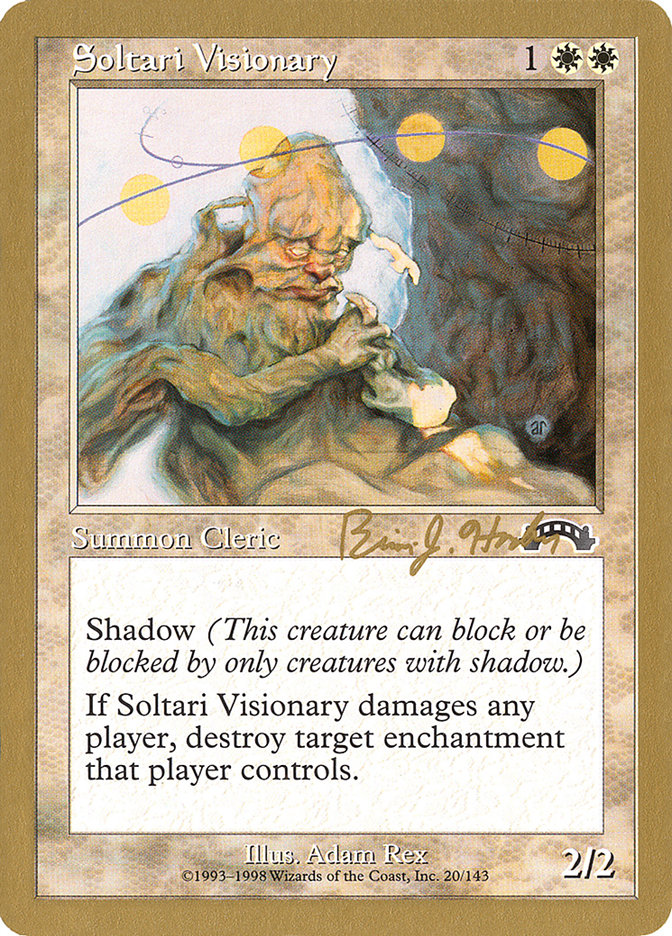 Soltari Visionary (Brian Hacker) [World Championship Decks 1998] | Good Games North