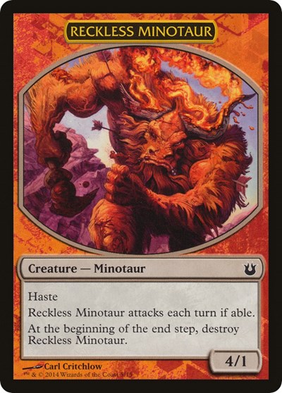 Reckless Minotaur [Hero's Path Promos] | Good Games North