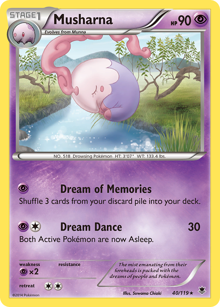 Musharna (40/119) [XY: Phantom Forces] | Good Games North