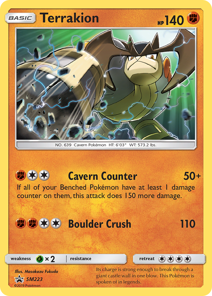Terrakion (SM223) [Sun & Moon: Black Star Promos] | Good Games North