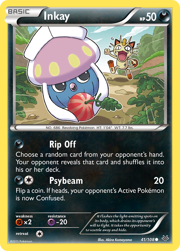 Inkay (41/108) [XY: Roaring Skies] | Good Games North