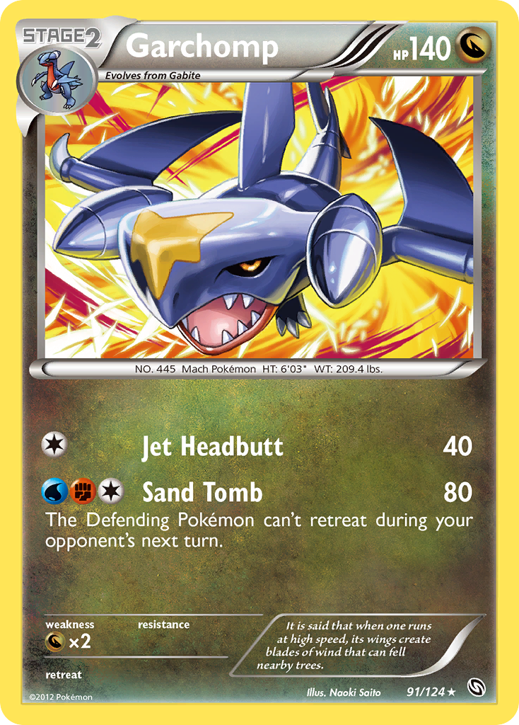 Garchomp (91/124) [Black & White: Dragons Exalted] | Good Games North