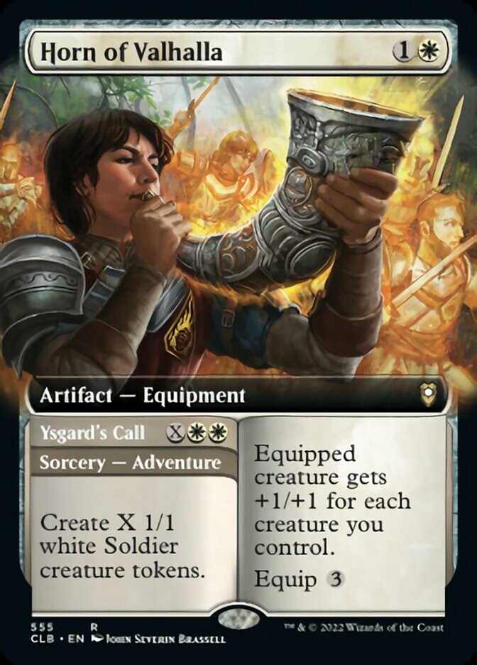 Horn of Valhalla // Ysgard's Call (Extended Art) [Commander Legends: Battle for Baldur's Gate] | Good Games North