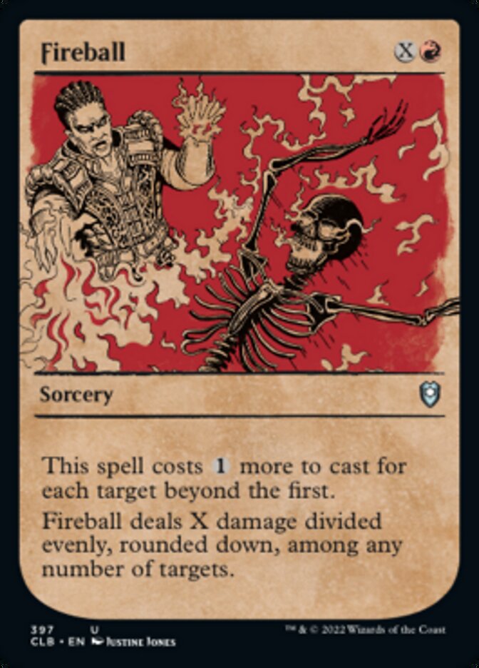 Fireball (Showcase) [Commander Legends: Battle for Baldur's Gate] | Good Games North