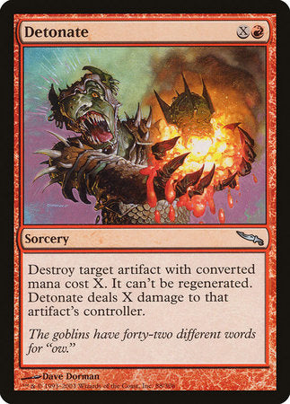 Detonate [Mirrodin] | Good Games North