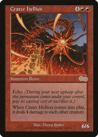 Crater Hellion [Urza's Saga] | Good Games North