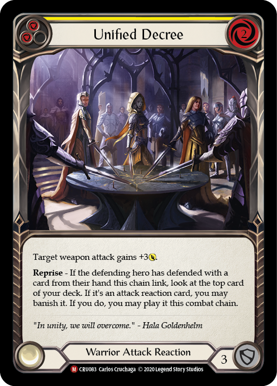 Unified Decree [CRU083] 1st Edition Normal | Good Games North