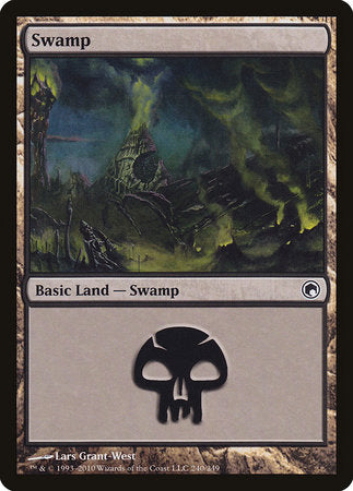 Swamp (240) [Scars of Mirrodin] | Good Games North