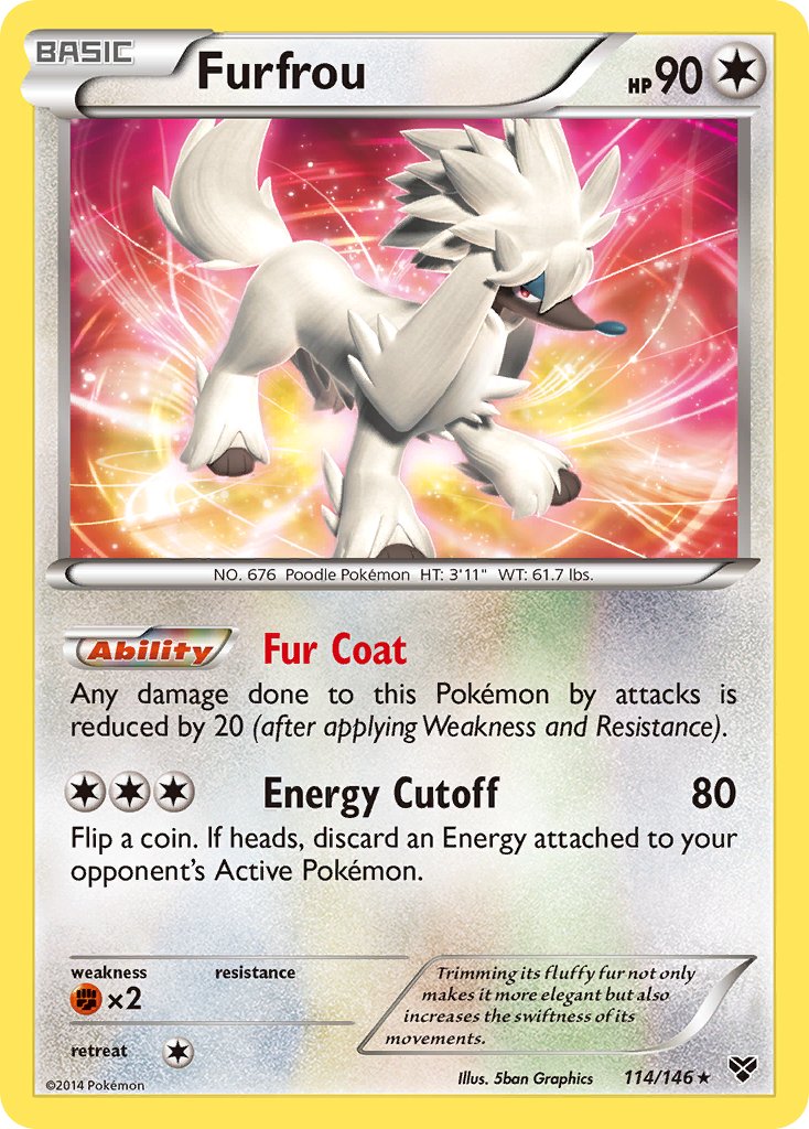 Furfrou (114/146)(Cosmos Holo) (Blister Exclusive) [XY: Base Set] | Good Games North