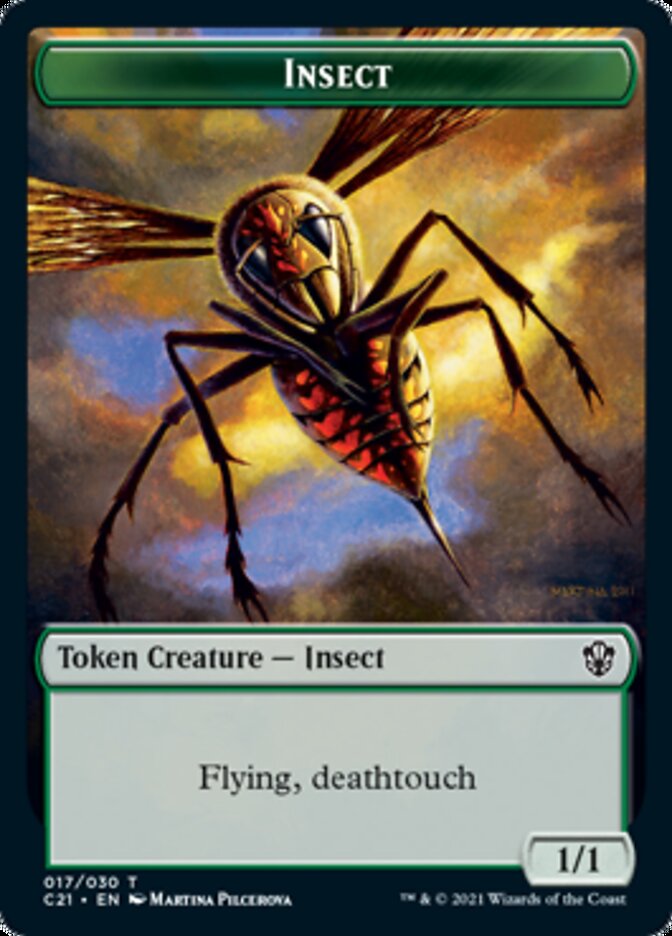 Beast (011) // Insect Token [Commander 2021 Tokens] | Good Games North