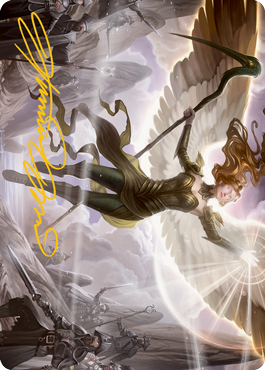 Sigarda's Splendor Art Card (Gold-Stamped Signature) [Innistrad: Midnight Hunt Art Series] | Good Games North