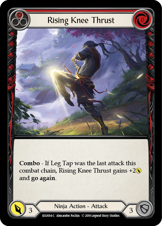 Rising Knee Thrust (Red) [KSU014-C] 1st Edition Normal | Good Games North
