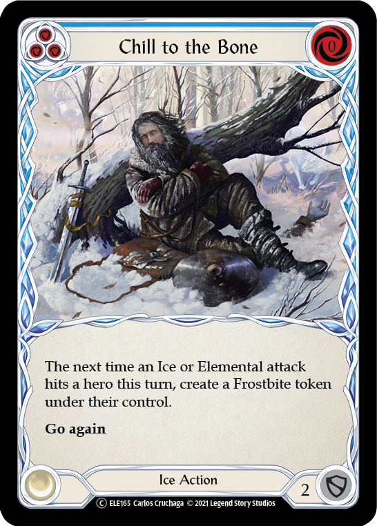 Chill to the Bone (Blue) [U-ELE165] Unlimited Normal | Good Games North