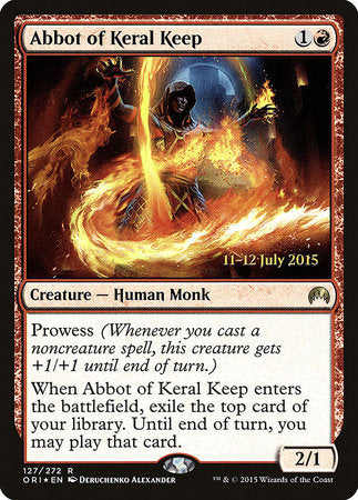 Abbot of Keral Keep [Magic Origins Promos] | Good Games North