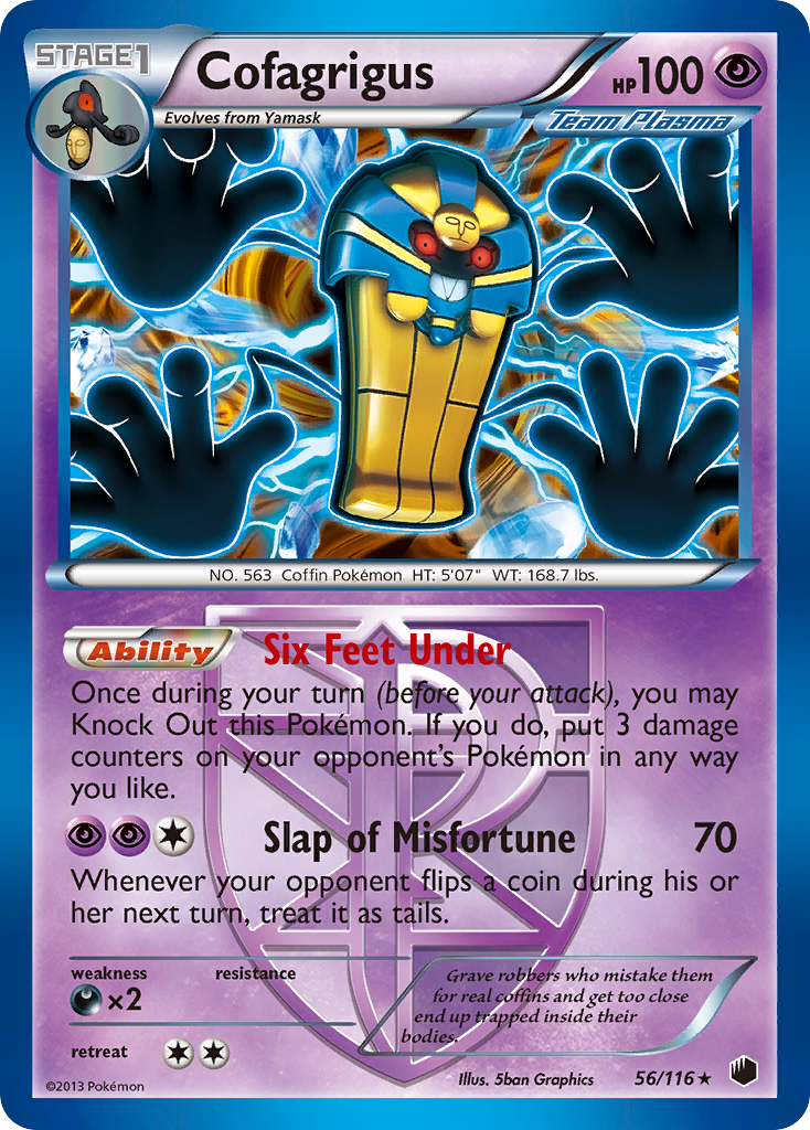 Cofagrigus (56/116) [Black & White: Plasma Freeze] | Good Games North