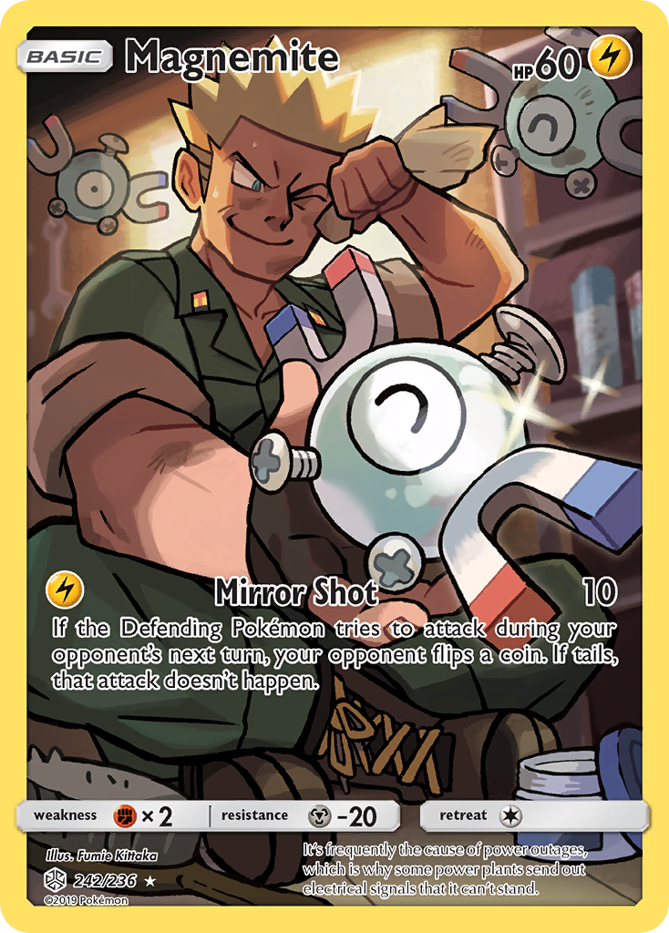 Magnemite (242/236) [Sun & Moon: Cosmic Eclipse] | Good Games North