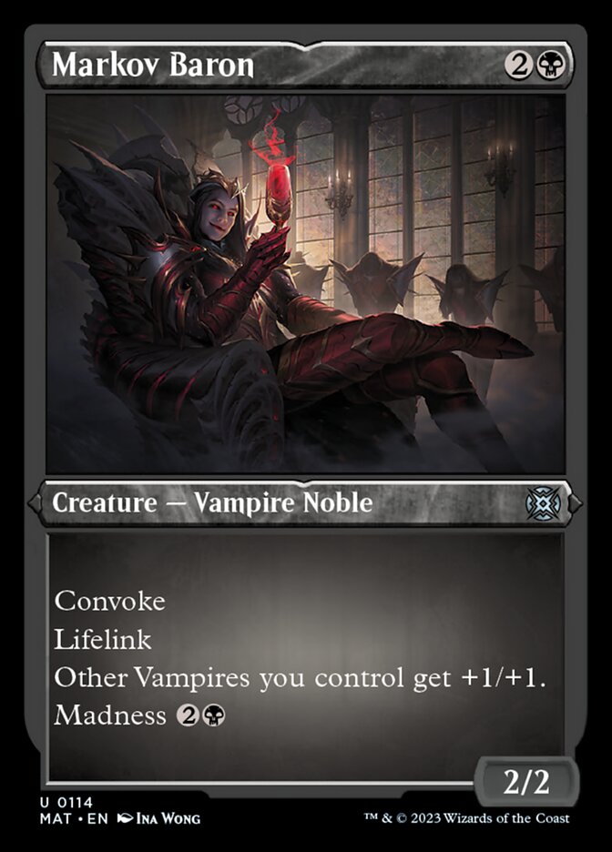 Markov Baron (Foil Etched) [March of the Machine: The Aftermath] | Good Games North