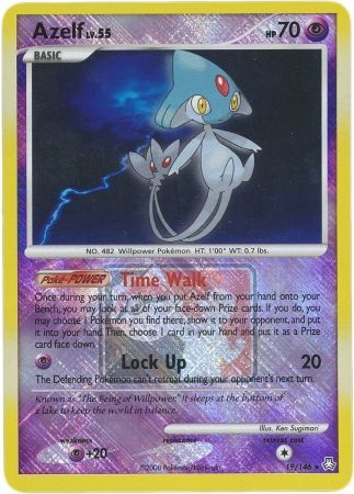 Azelf (19/146) (League Promo) [Diamond & Pearl: Legends Awakened] | Good Games North