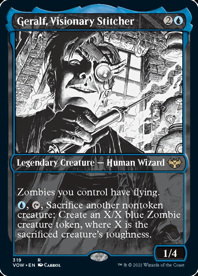 Geralf, Visionary Stitcher (Showcase Eternal Night) [Innistrad: Crimson Vow] | Good Games North