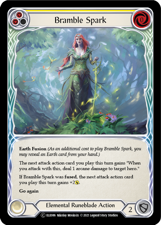 Bramble Spark (Yellow) [U-ELE086] Unlimited Rainbow Foil | Good Games North