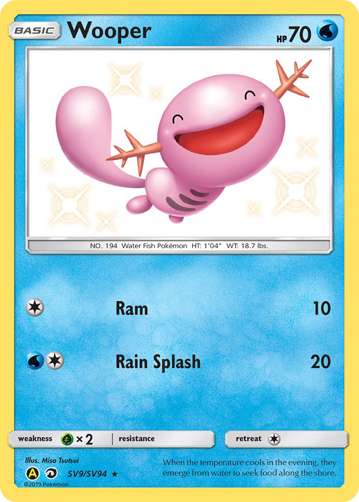 Wooper (SV9/SV94) [Sun & Moon: Hidden Fates - Shiny Vault] | Good Games North
