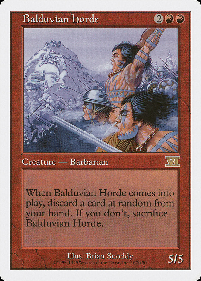 Balduvian Horde [Classic Sixth Edition] | Good Games North