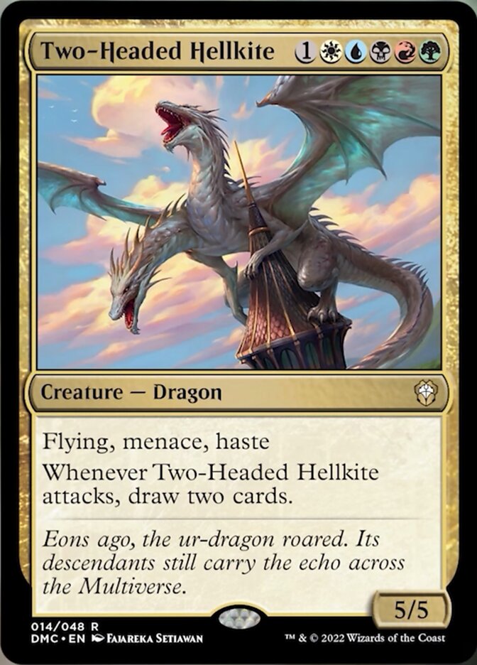 Two-Headed Hellkite [Dominaria United Commander] | Good Games North