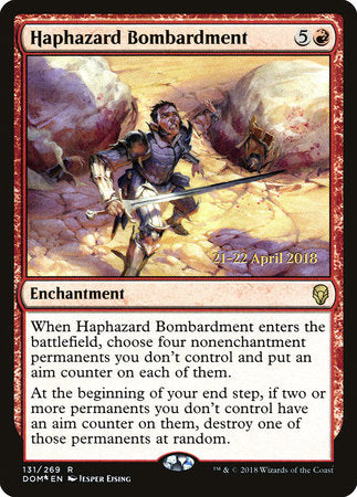 Haphazard Bombardment [Dominaria Promos] | Good Games North