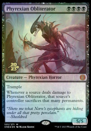Phyrexian Obliterator [Phyrexia: All Will Be One Prerelease Promos] | Good Games North