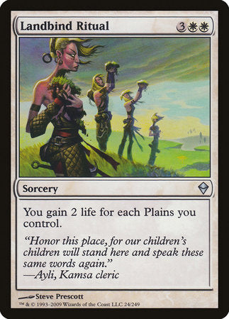 Landbind Ritual [Zendikar] | Good Games North