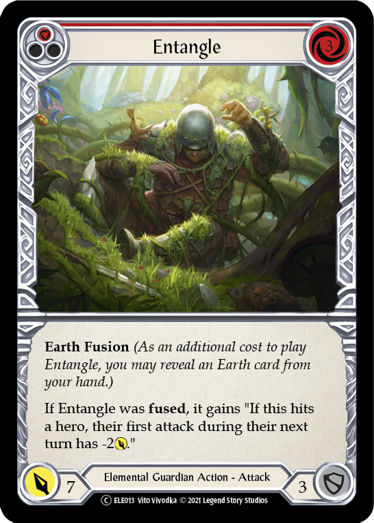 Entangle (Red) [U-ELE013] Unlimited Rainbow Foil | Good Games North