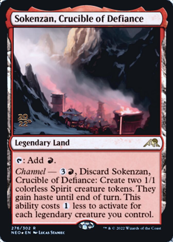 Sokenzan, Crucible of Defiance [Kamigawa: Neon Dynasty Prerelease Promos] | Good Games North