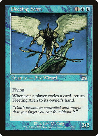 Fleeting Aven [Onslaught] | Good Games North